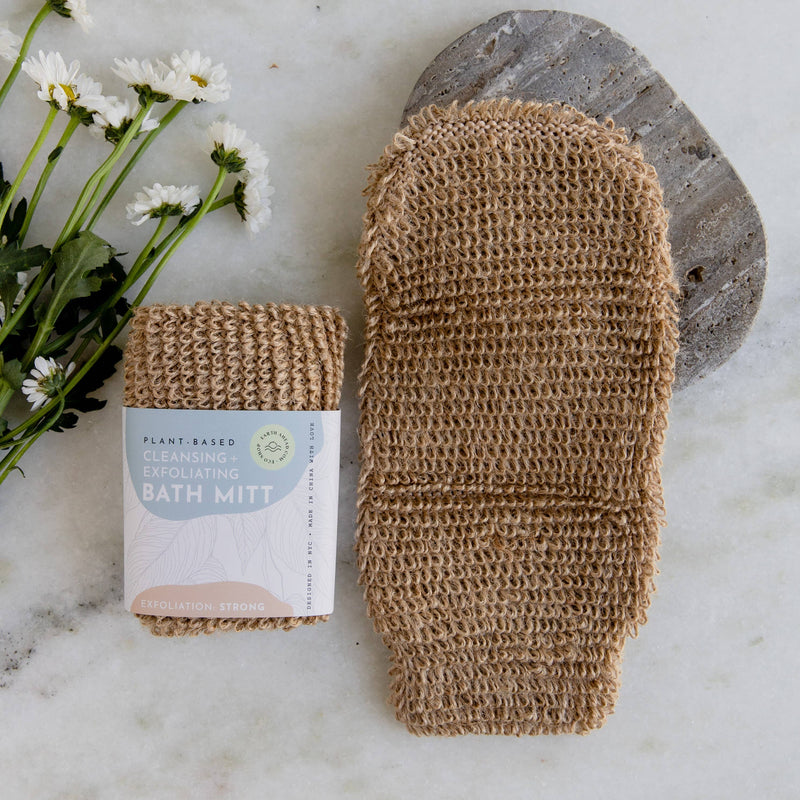 Jute Bath Shower Mitt