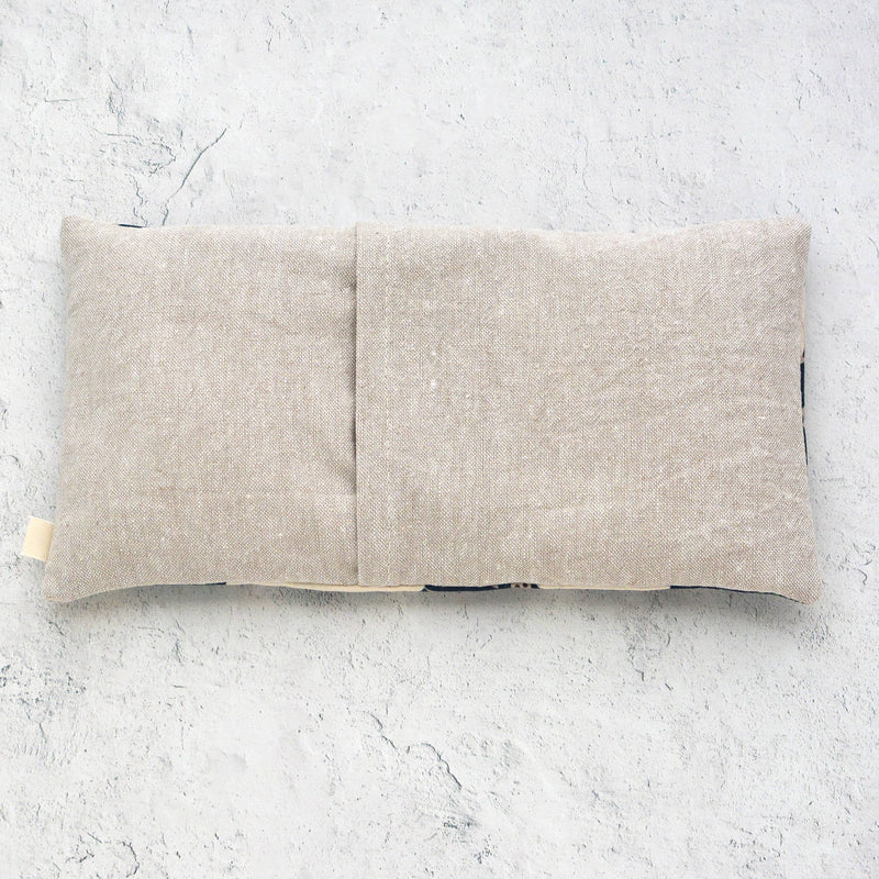 Weighted Eye Pillow in Fern Coneflower and Linen