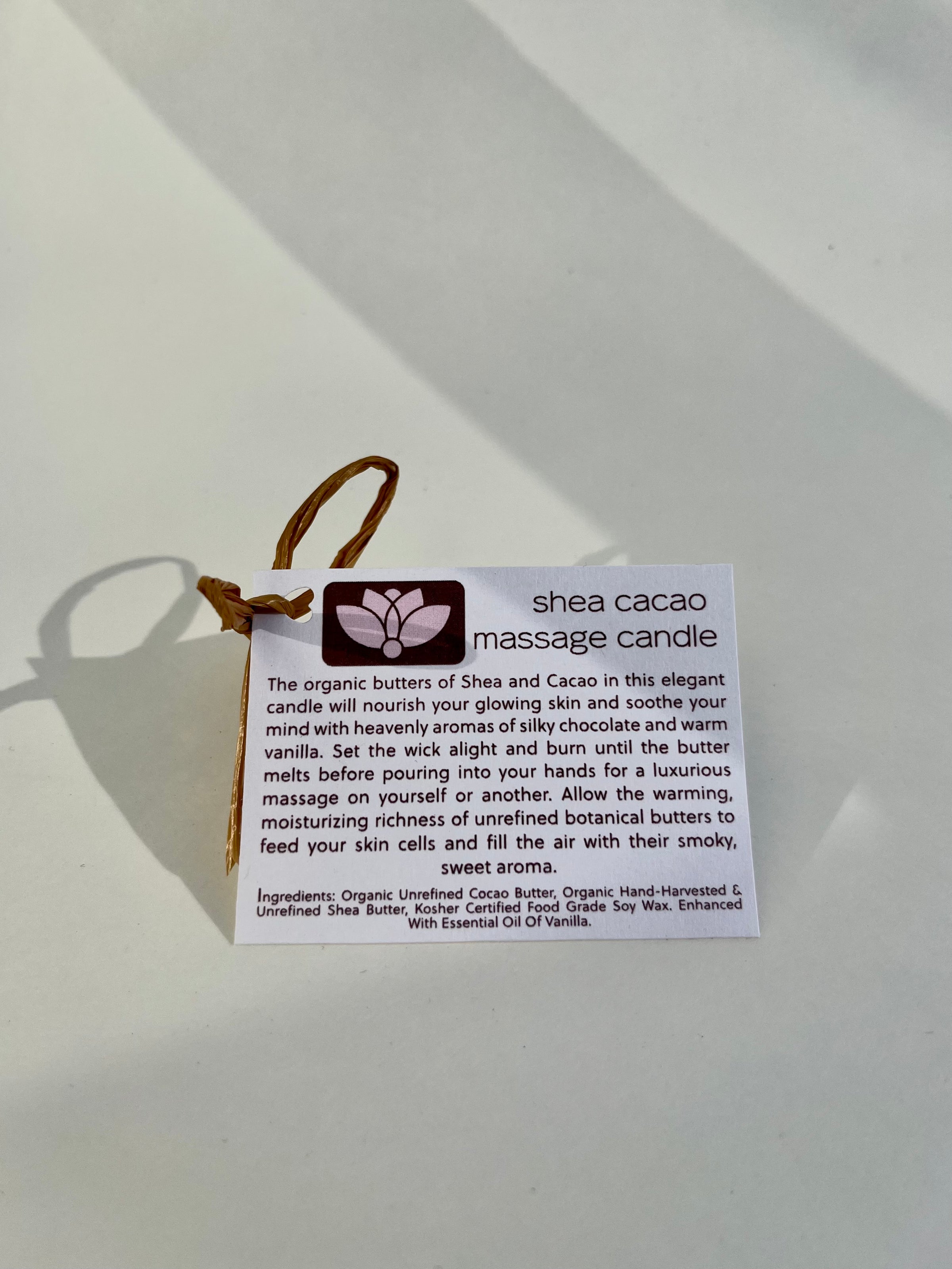 shea cacao massage candle – Gaia Essentials